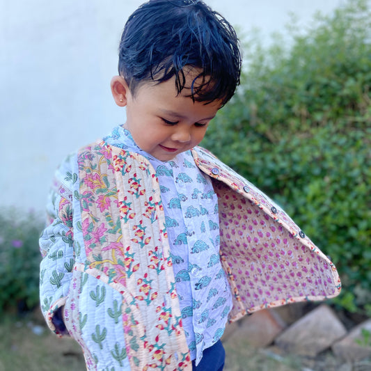 Stripe Patchwork Jacket