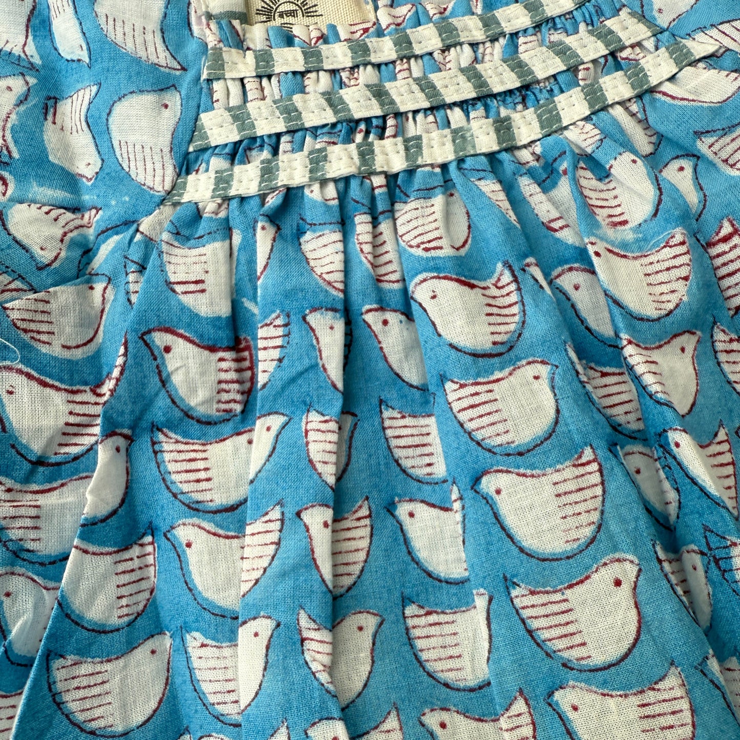 Baby 3 set of Bonnet / Frock / Bloomers 【Chick】