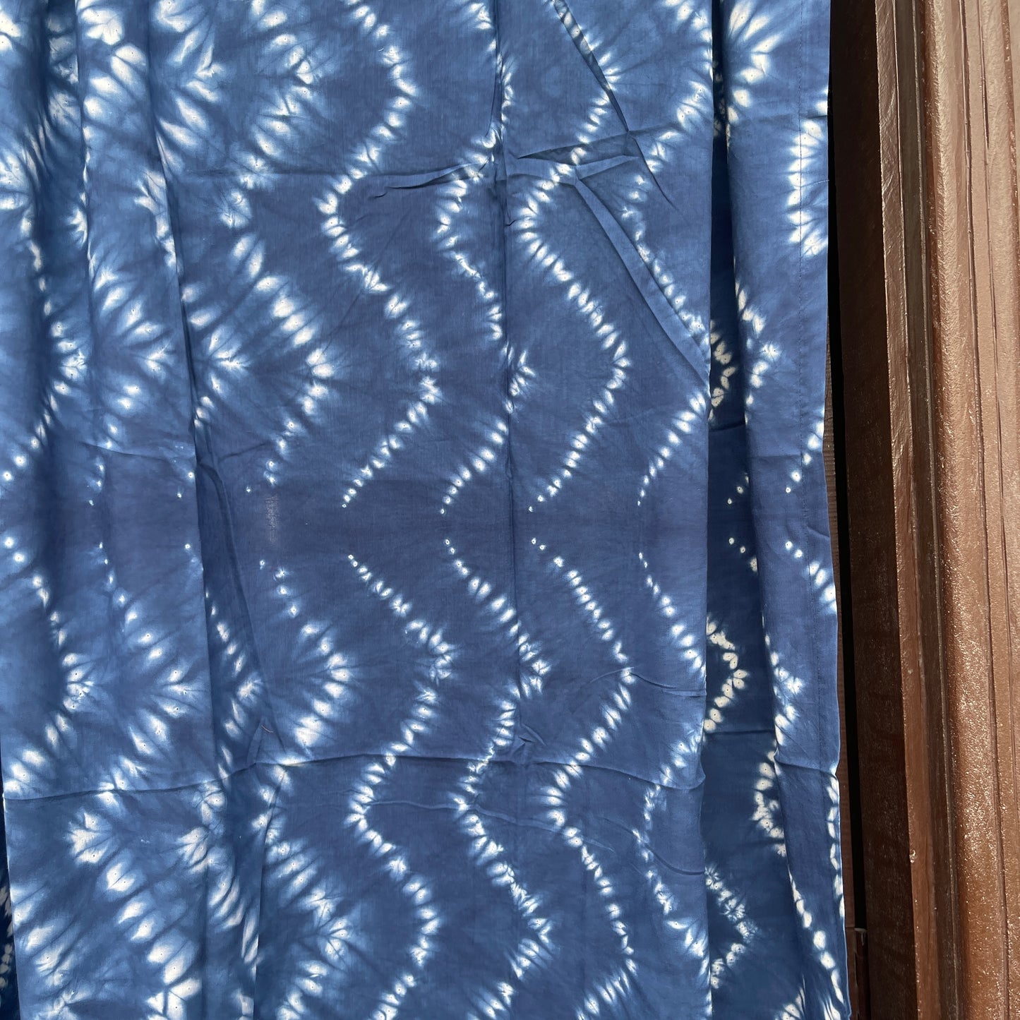 Japanese style Goodwill short - NOREN- Pair of Cotton Curtain SHIBORI