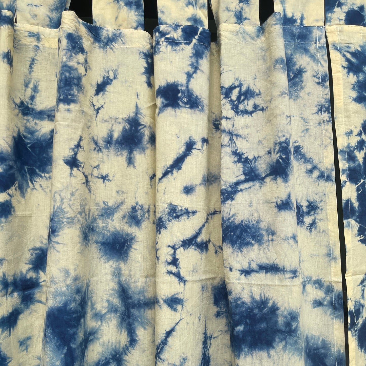 Japanese style Goodwill long - NOREN- Pair of Cotton Curtain Tie-Dye