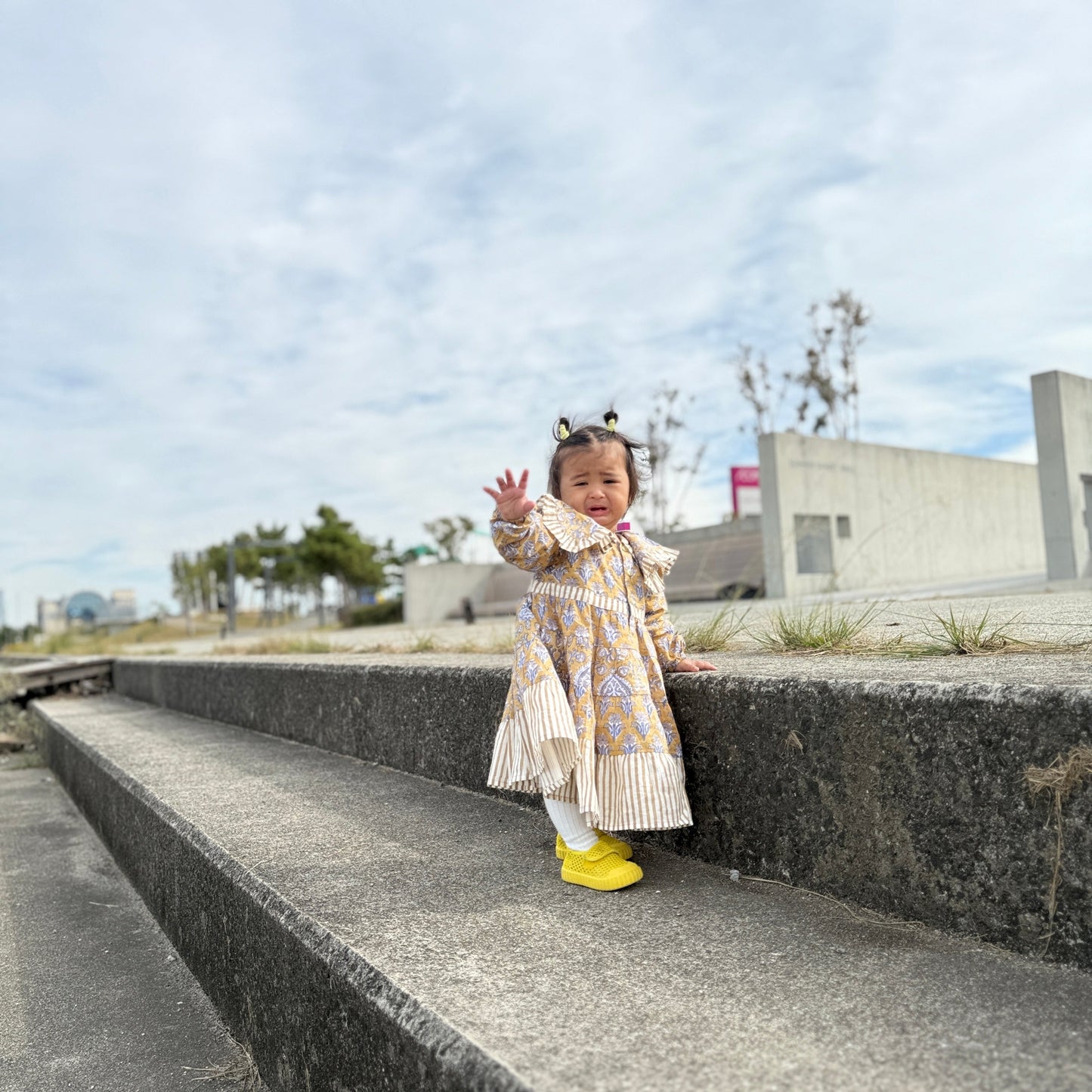 Big Frill Collar Dolly Dress