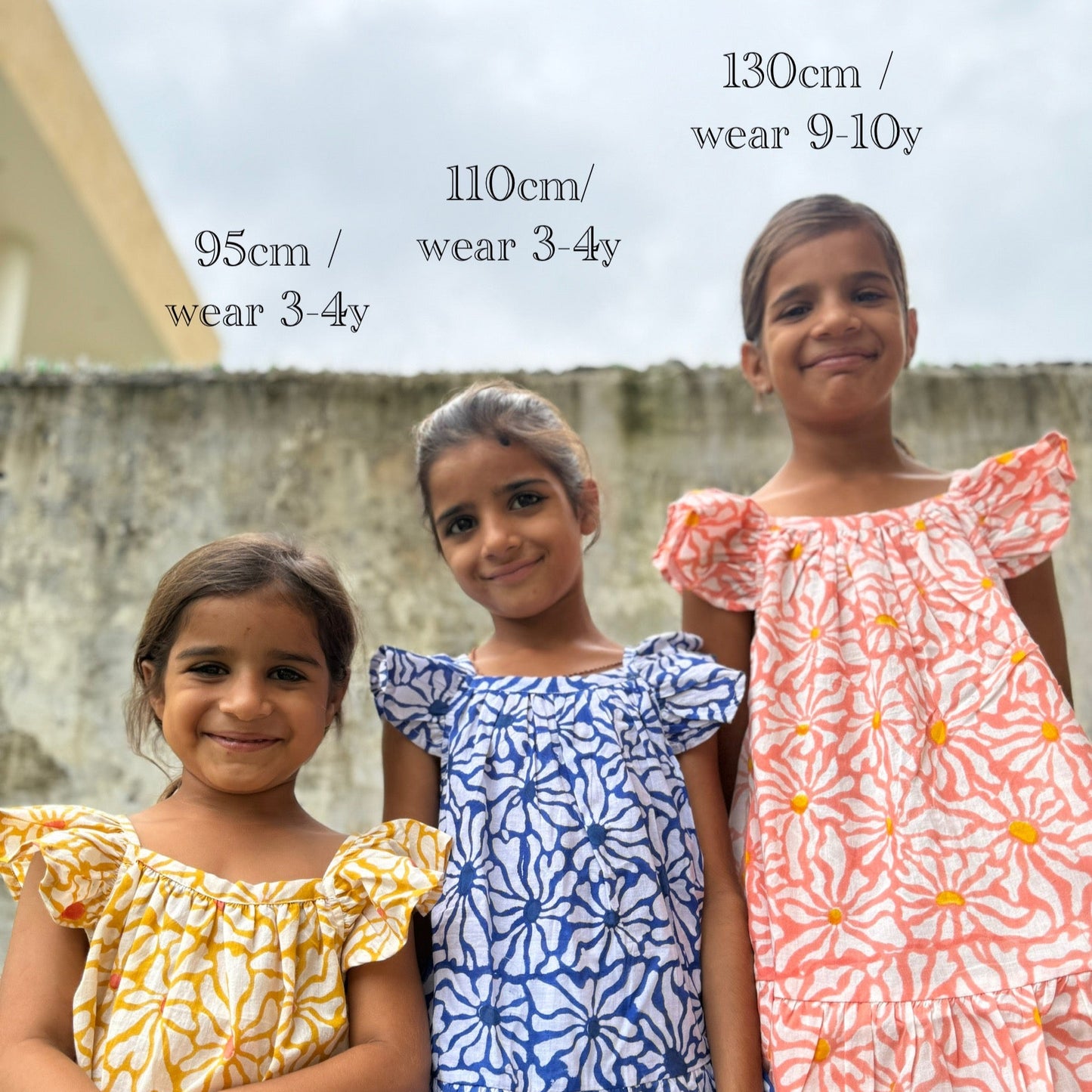 Daisy Flower Print Frill Summer Dress