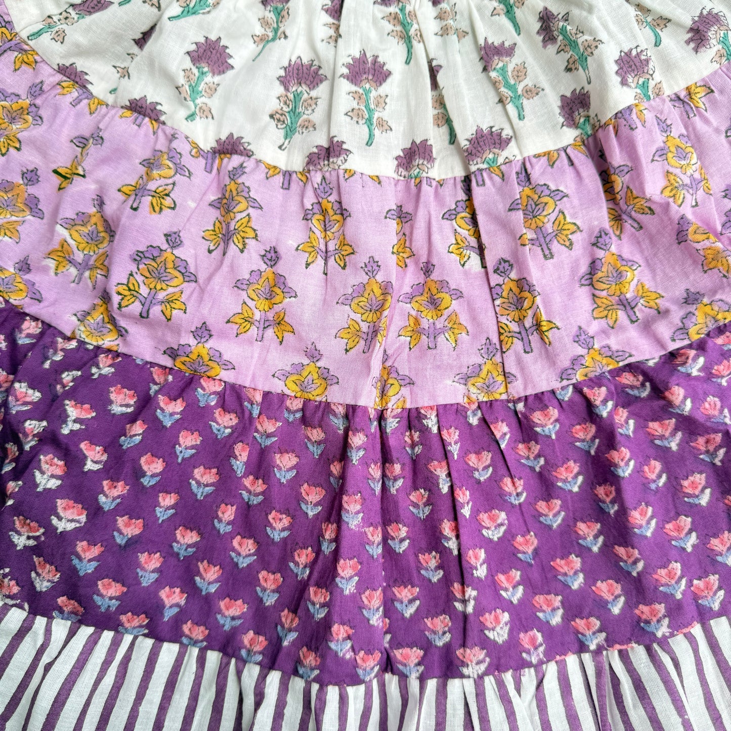 Four Panel Tiered Skirt