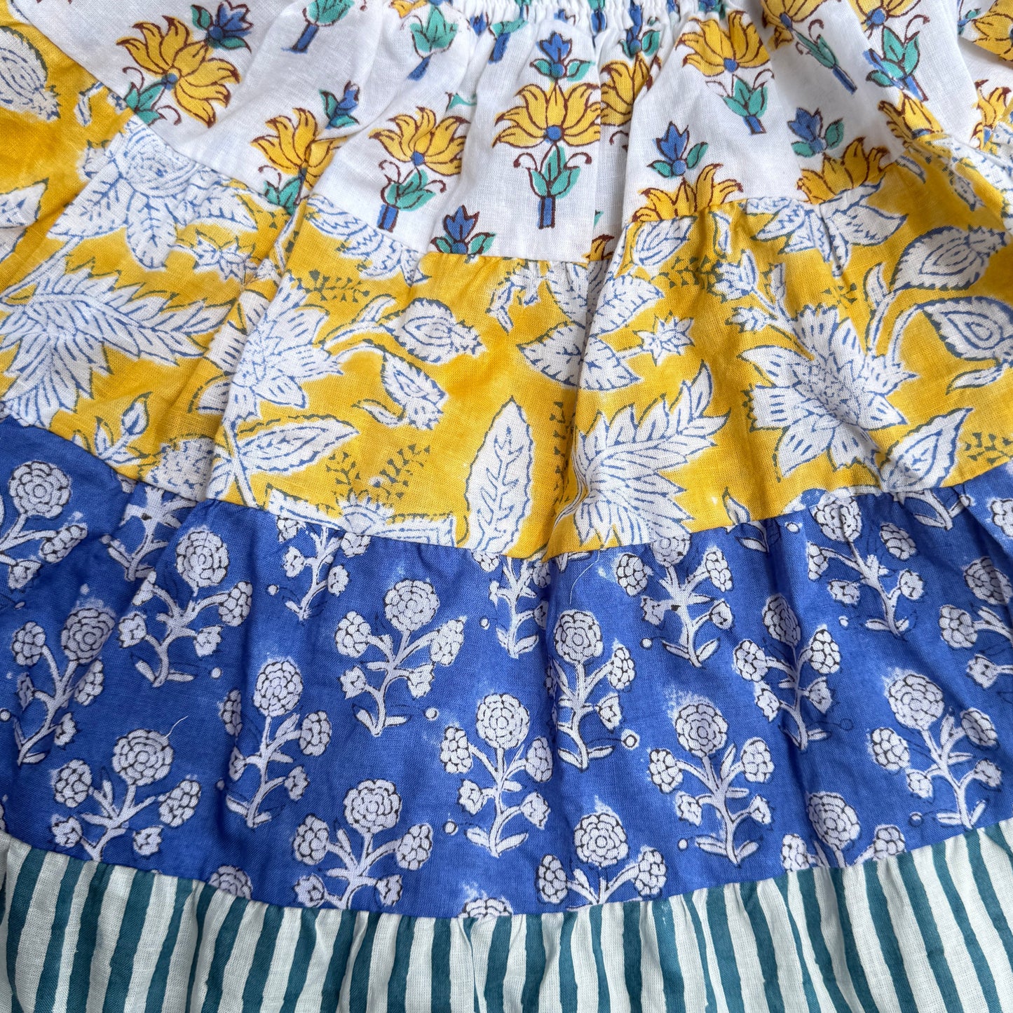 Four Panel Tiered Skirt