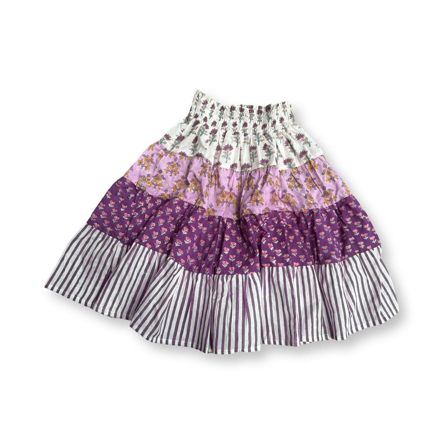 Four Panel Tiered Skirt
