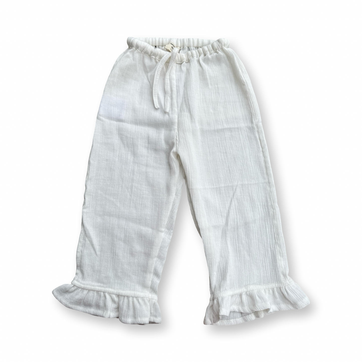 ⭐︎1-10years⭐︎ Organic Crinkle Cotton Frill Pants