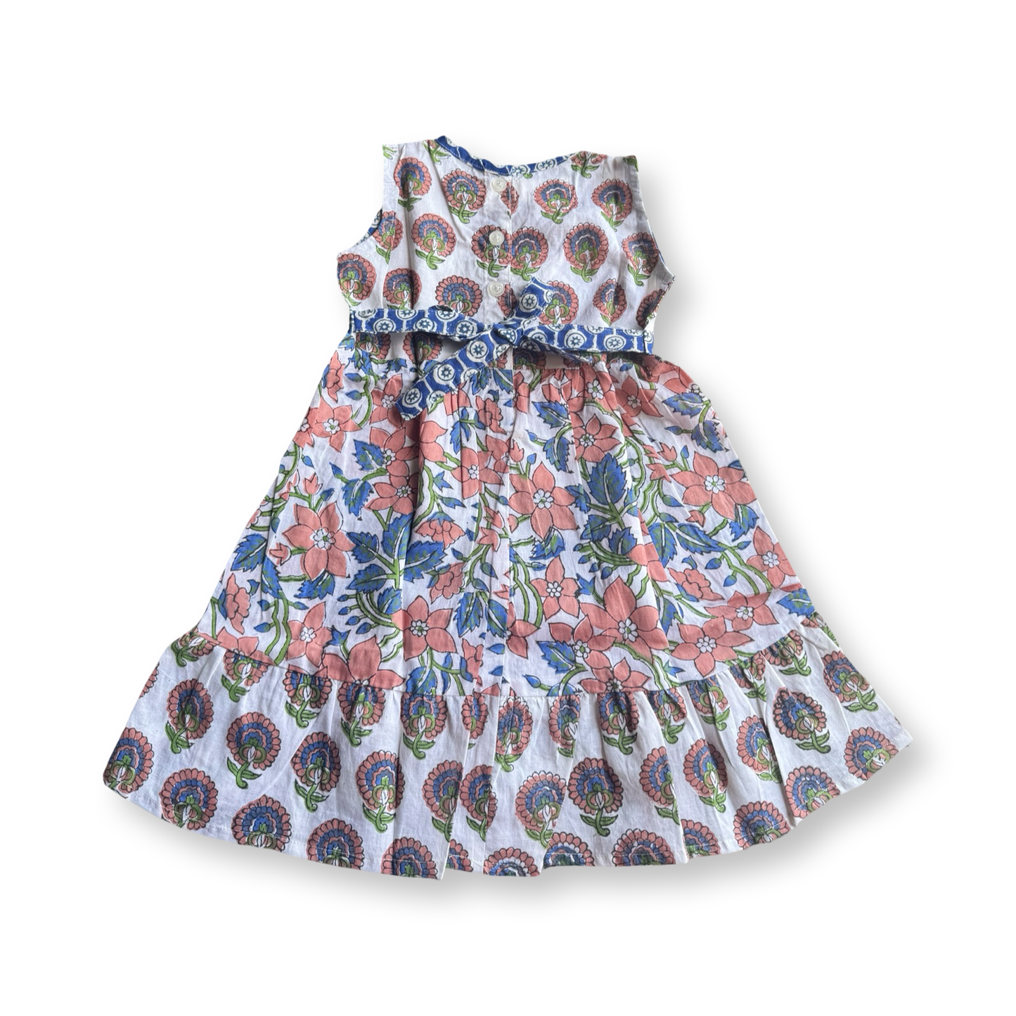Non Sleeve Back Tie Dress