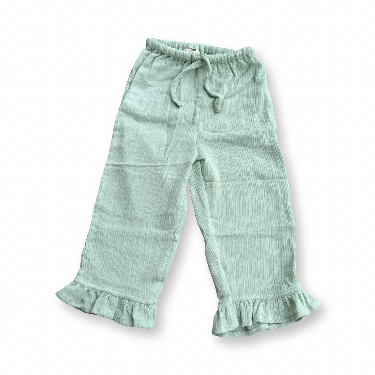 ⭐︎1-10years⭐︎ Organic Crinkle Cotton Frill Pants