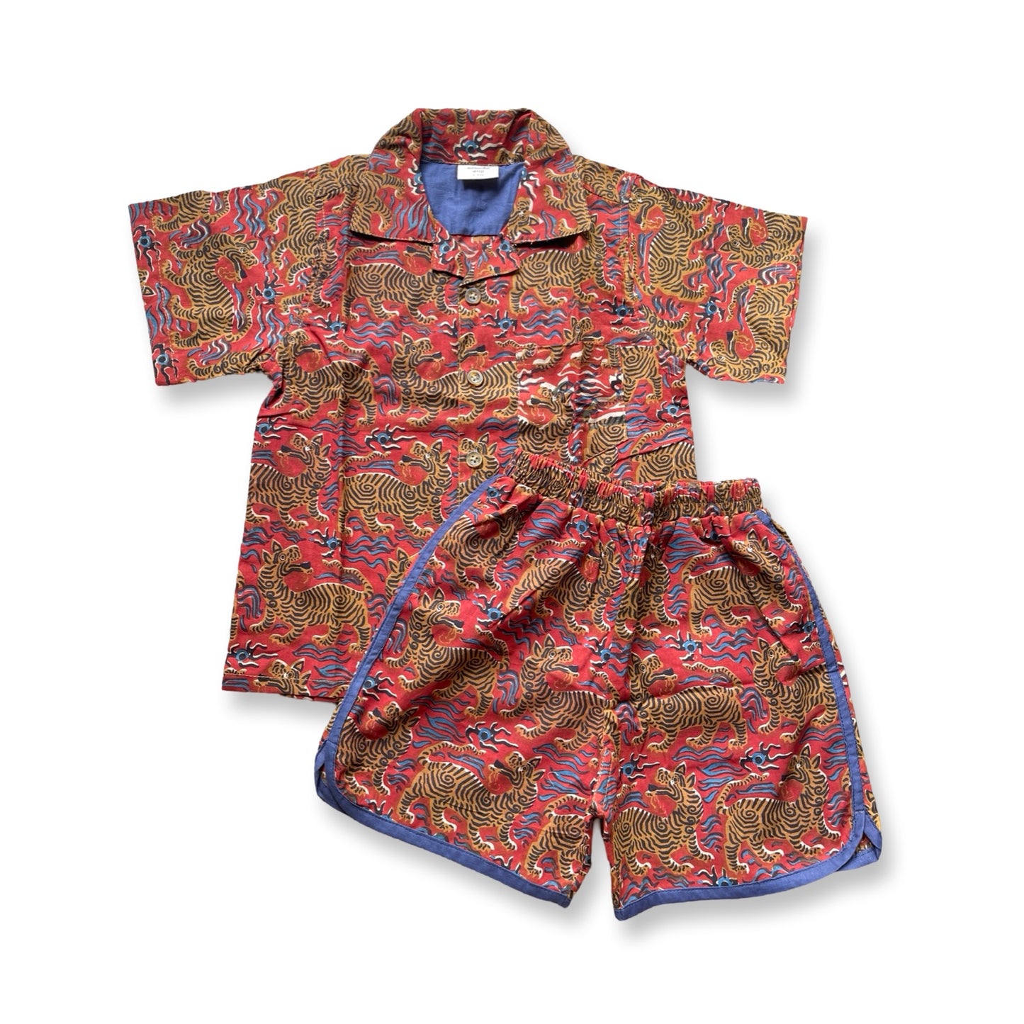 Block Print Kids Shirt and Short Set