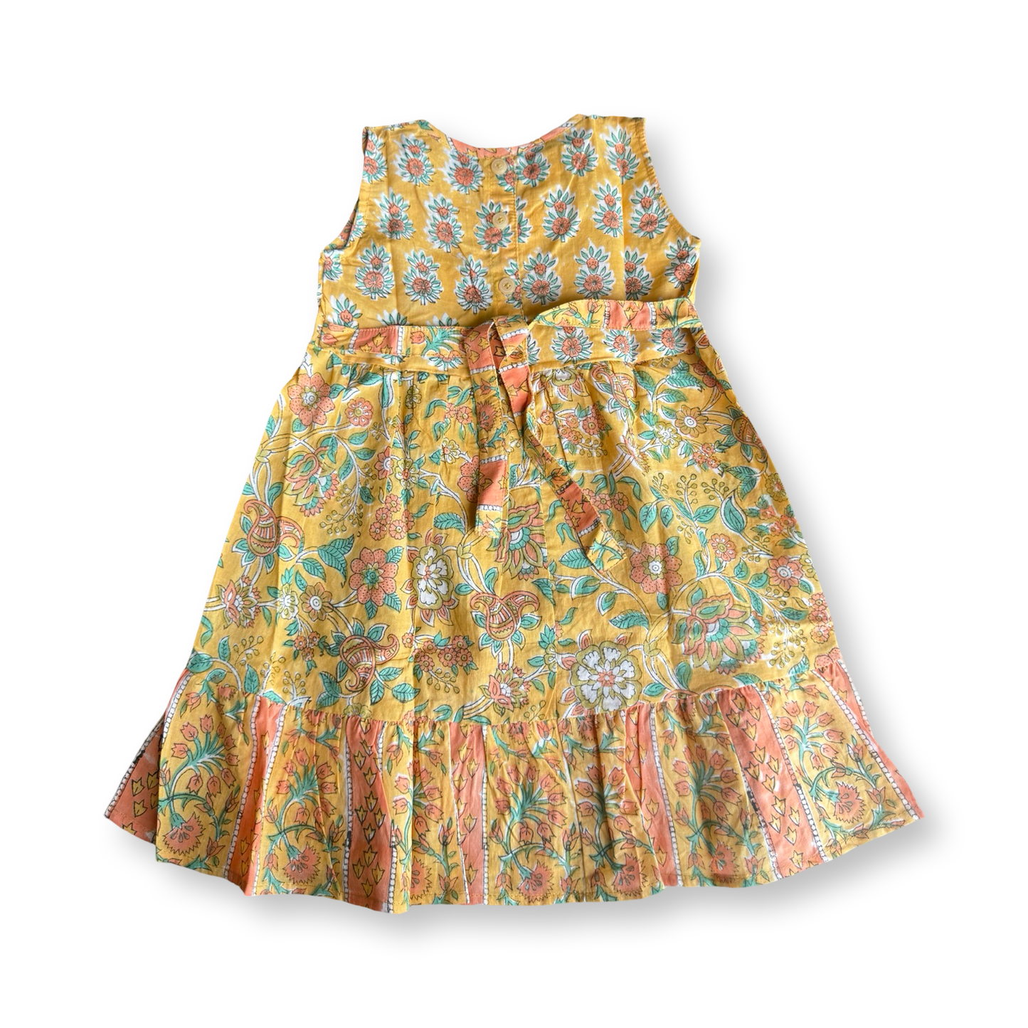 Non Sleeve Back Tie Dress