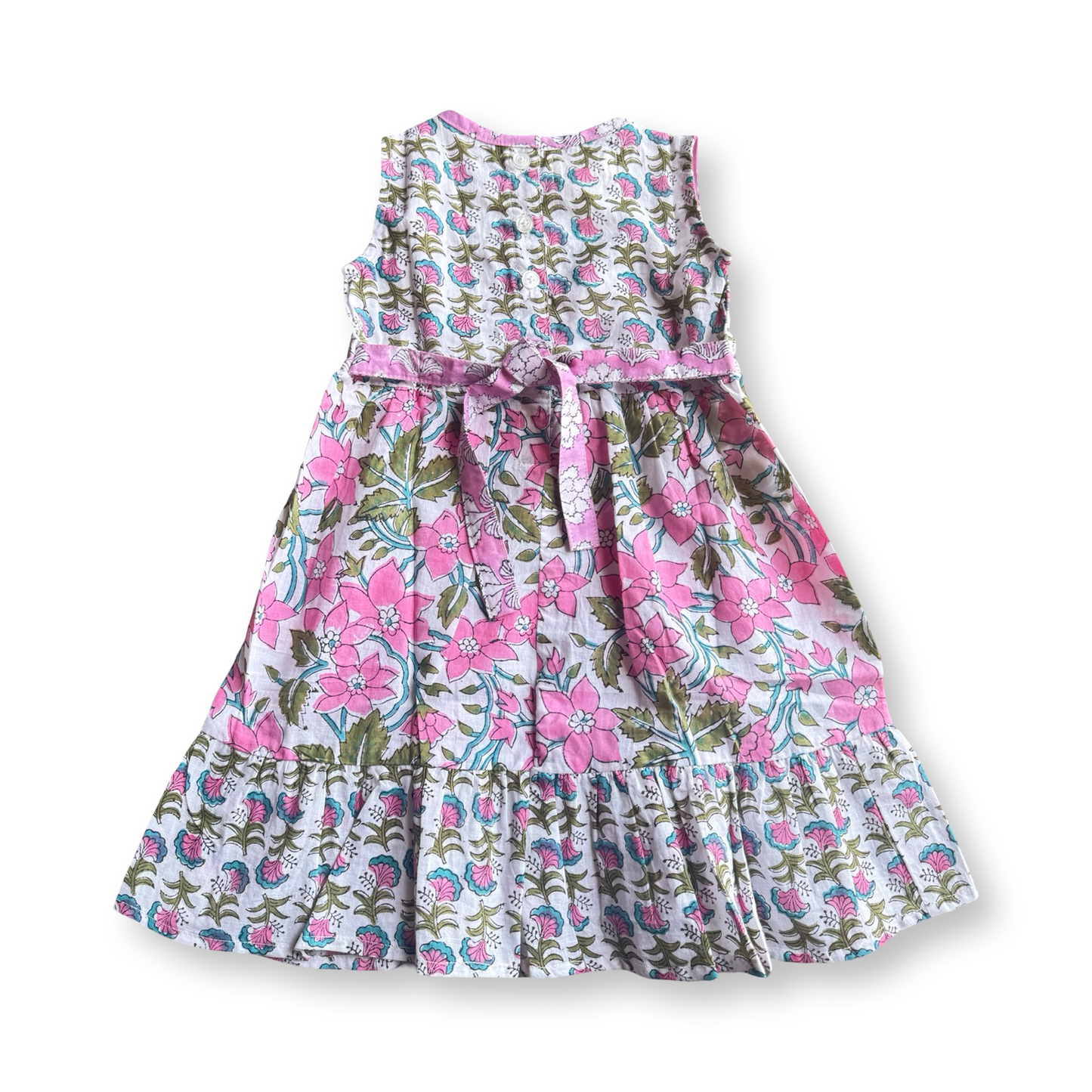 Non Sleeve Back Tie Dress