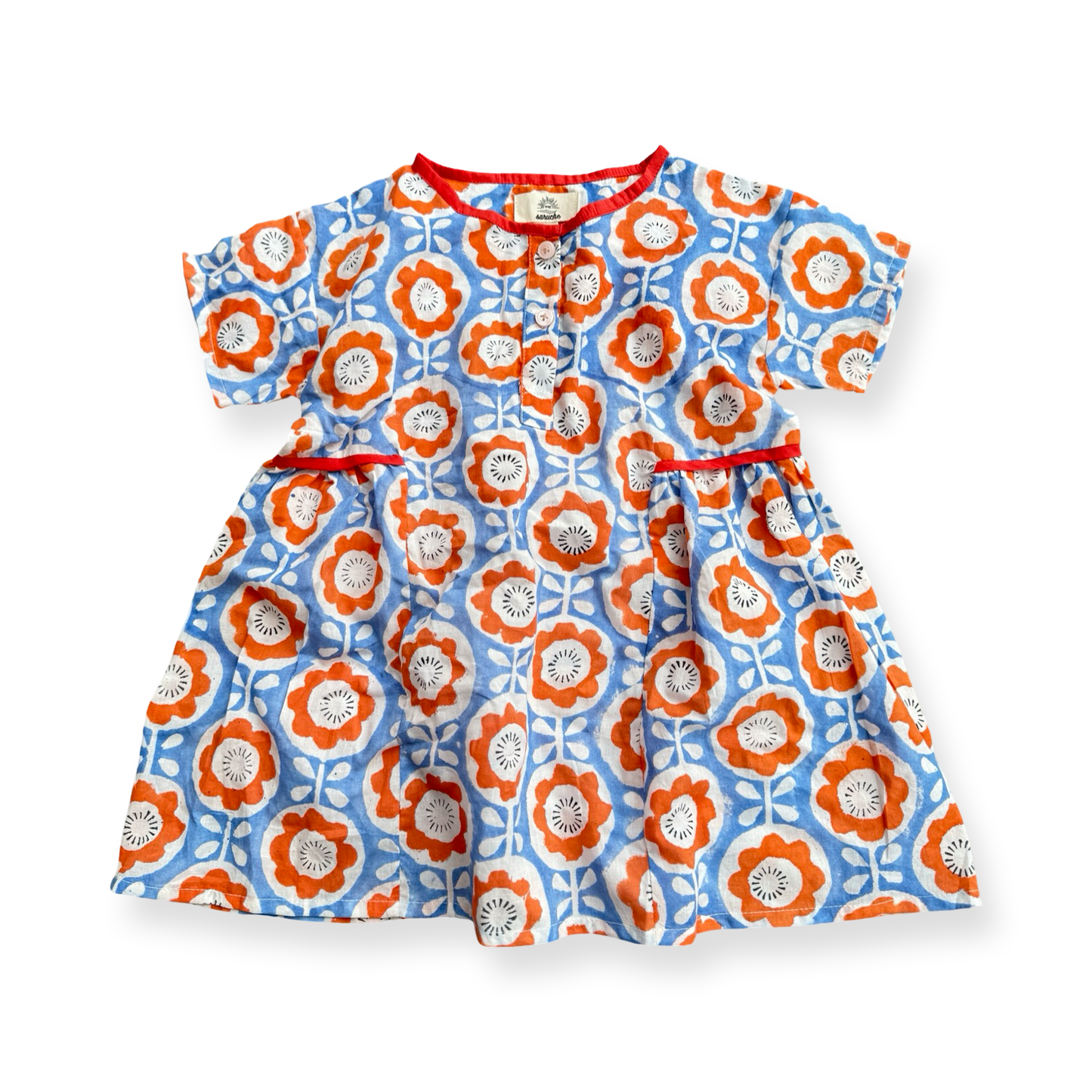 Loose Fit Piping Shirts Tunic