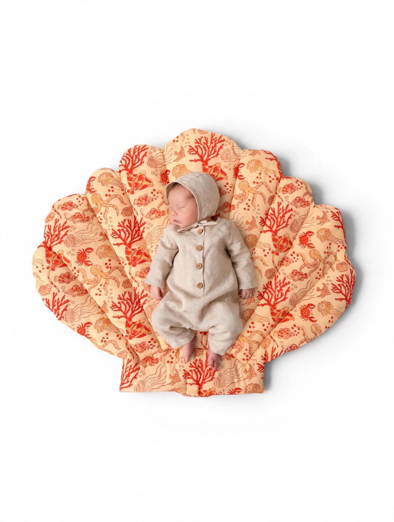 Shell Shaped Baby Play Mat