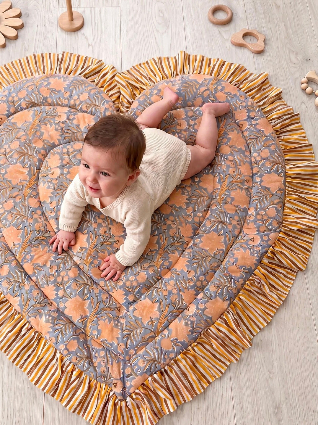 Heart Frill Mat - Combination Color -