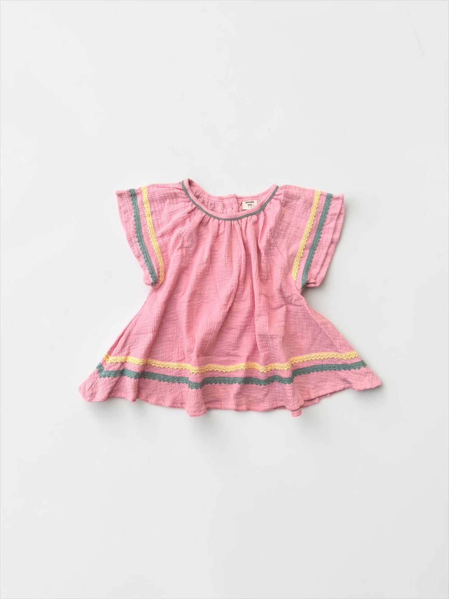 Muslin Cotton Girls Butterfly Tunic