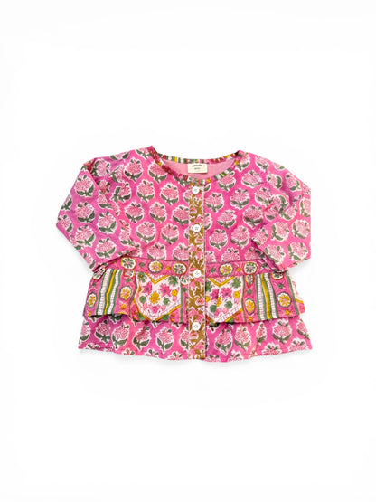 Ruffled Hem Blouse -Blouse Only-
