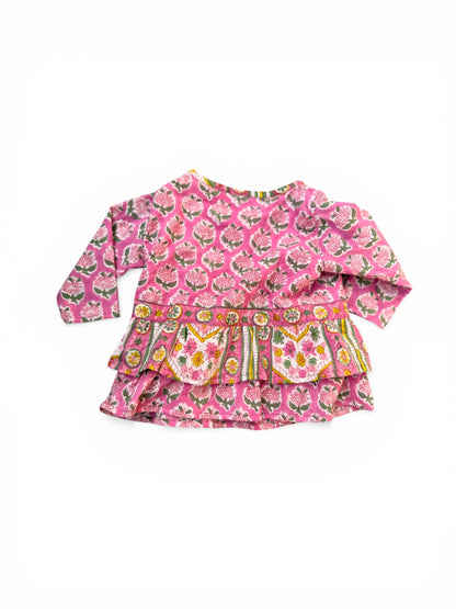 Ruffled Hem Blouse -Blouse Only-