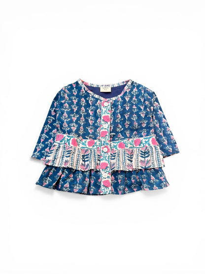 Ruffled Hem Blouse -Blouse Only-