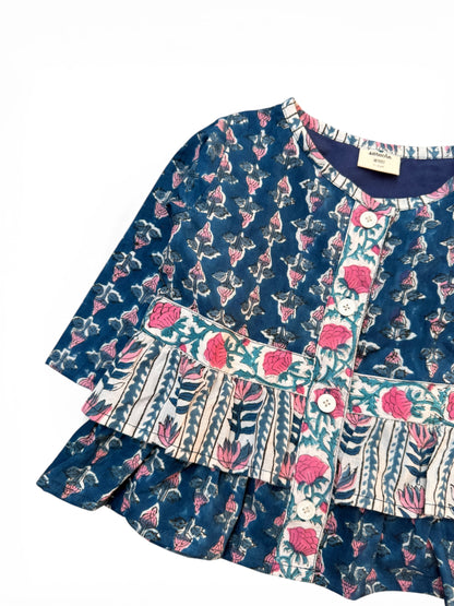 Ruffled Hem Blouse -Blouse Only-