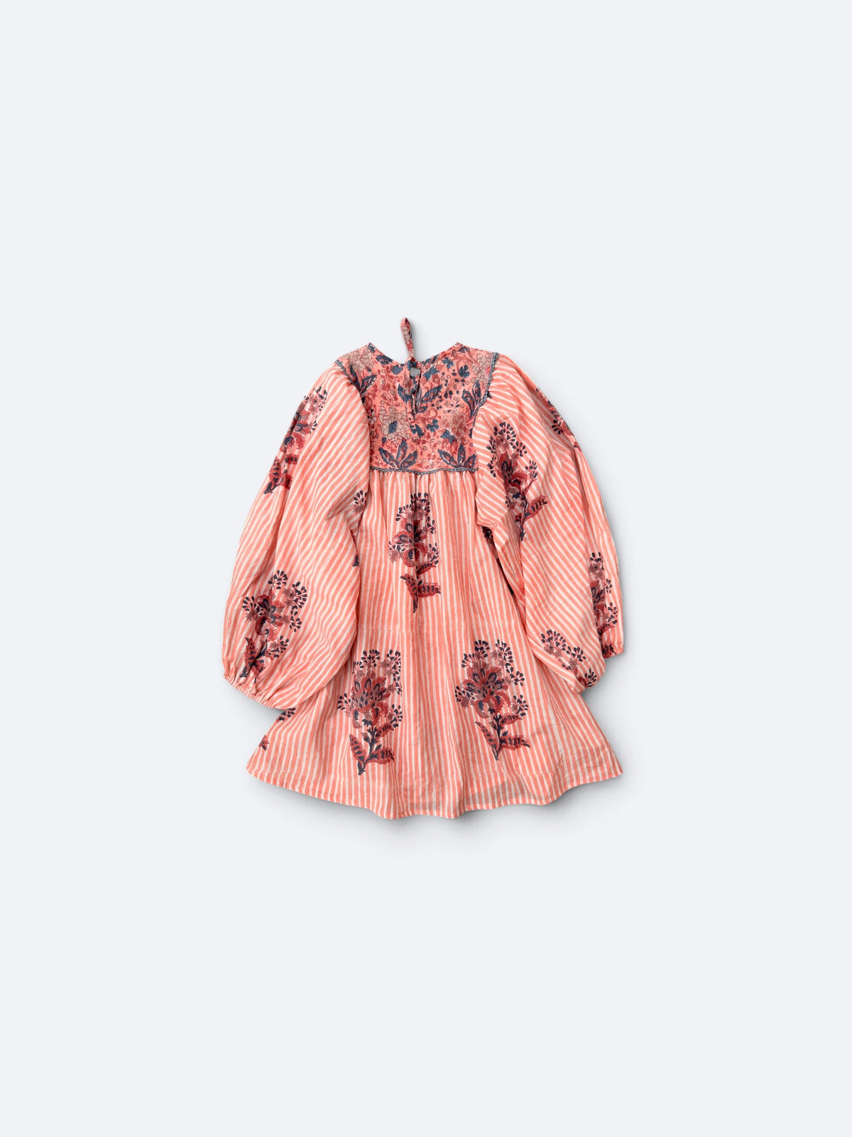 Balloon Sleeve Midi Retro Dress