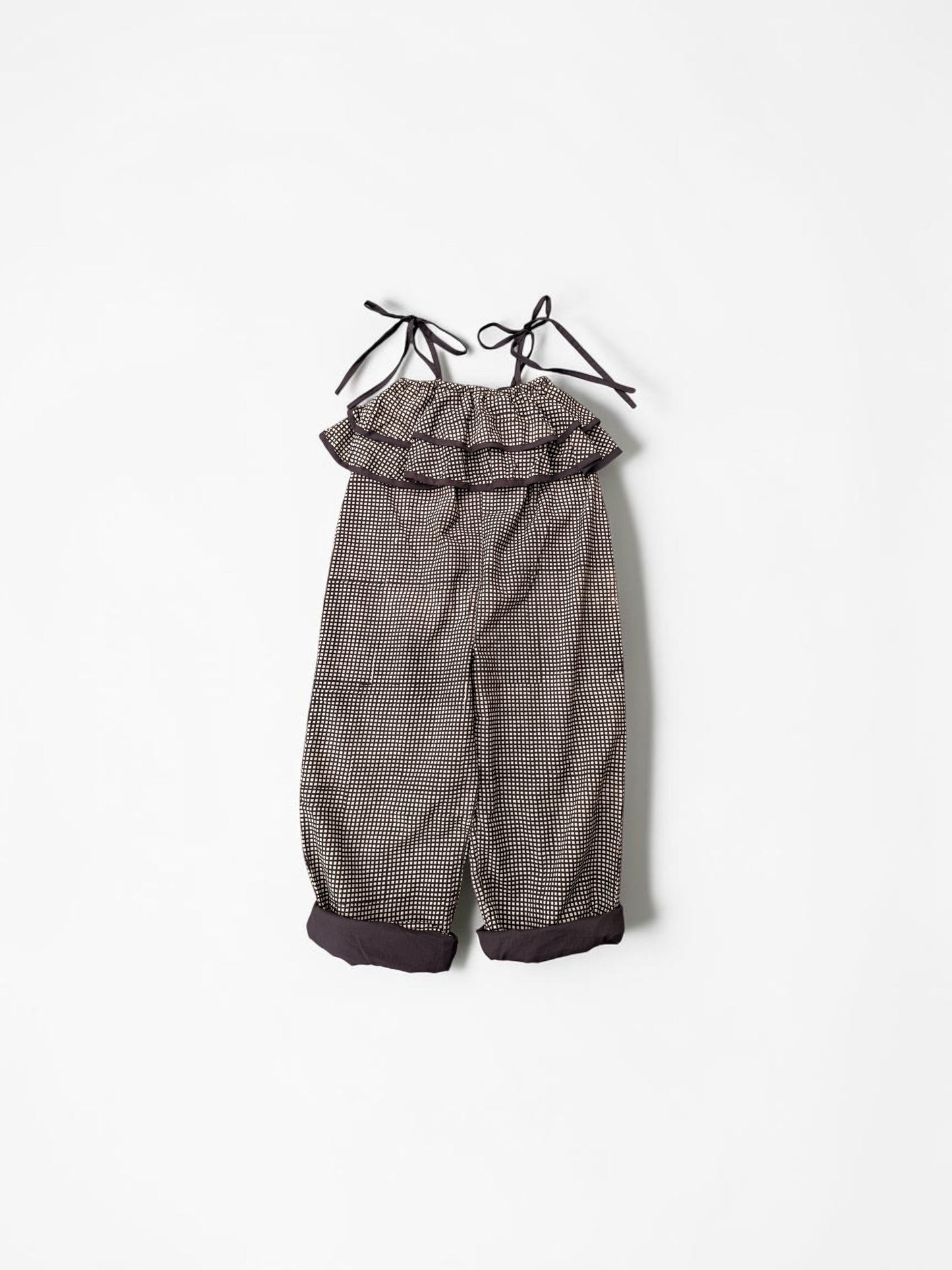 Double Ruffle Jump Suits / Romper