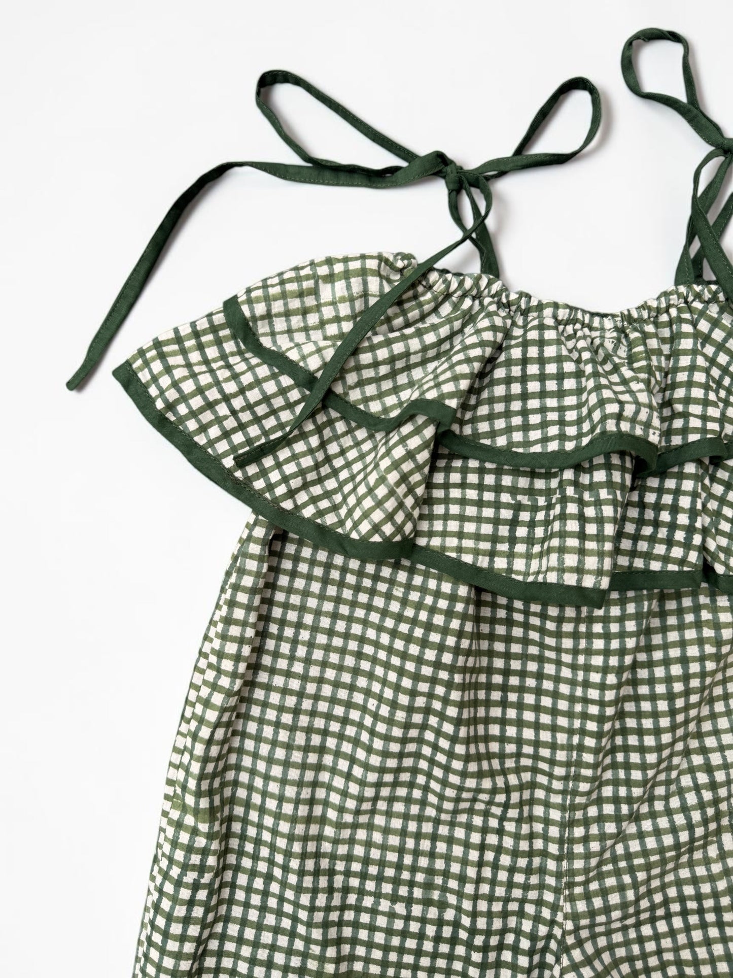 Double Ruffle Jump Suits / Romper
