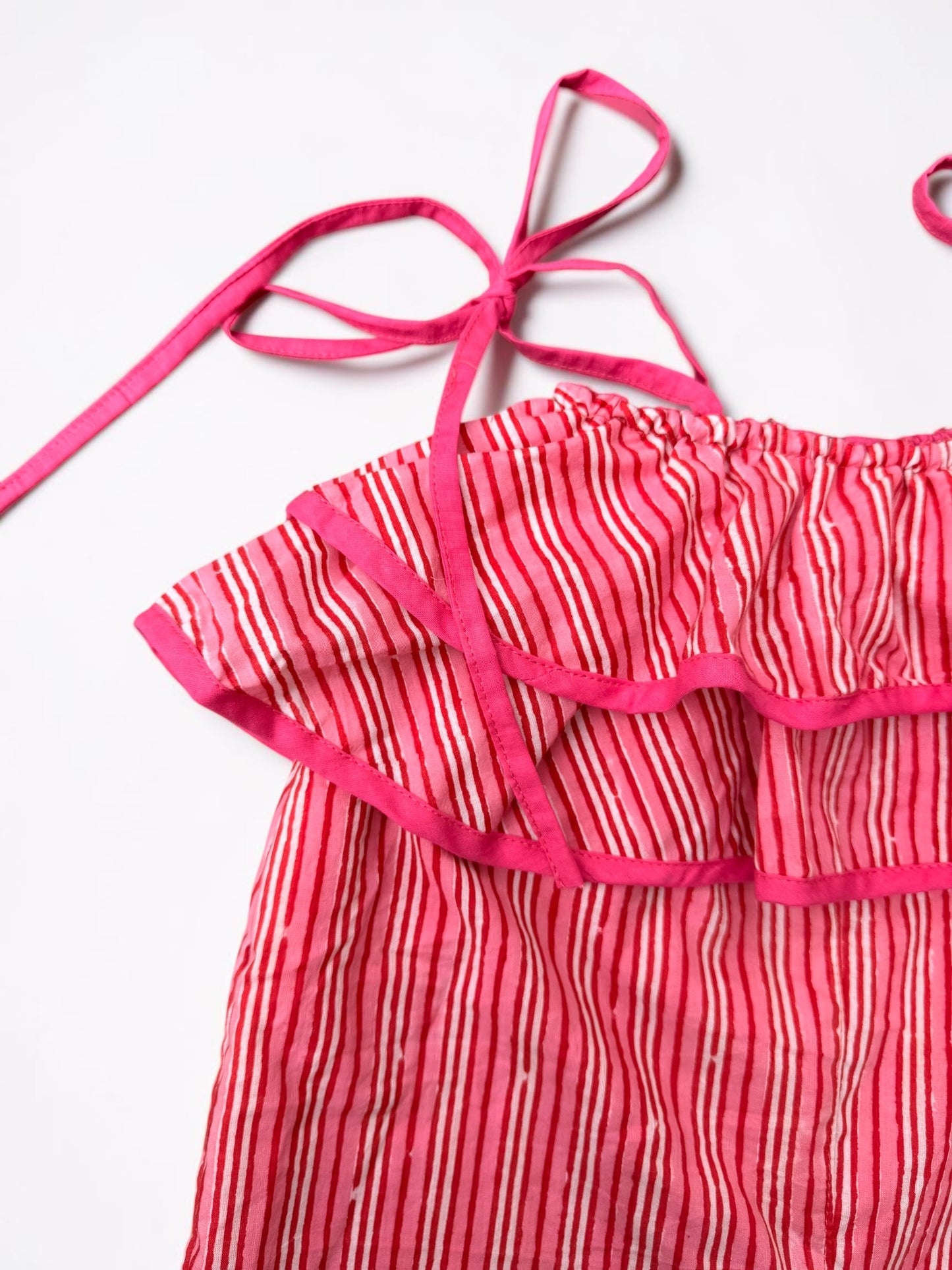 Double Ruffle Jump Suits / Romper