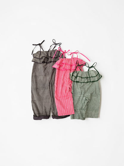 Double Ruffle Jump Suits / Romper