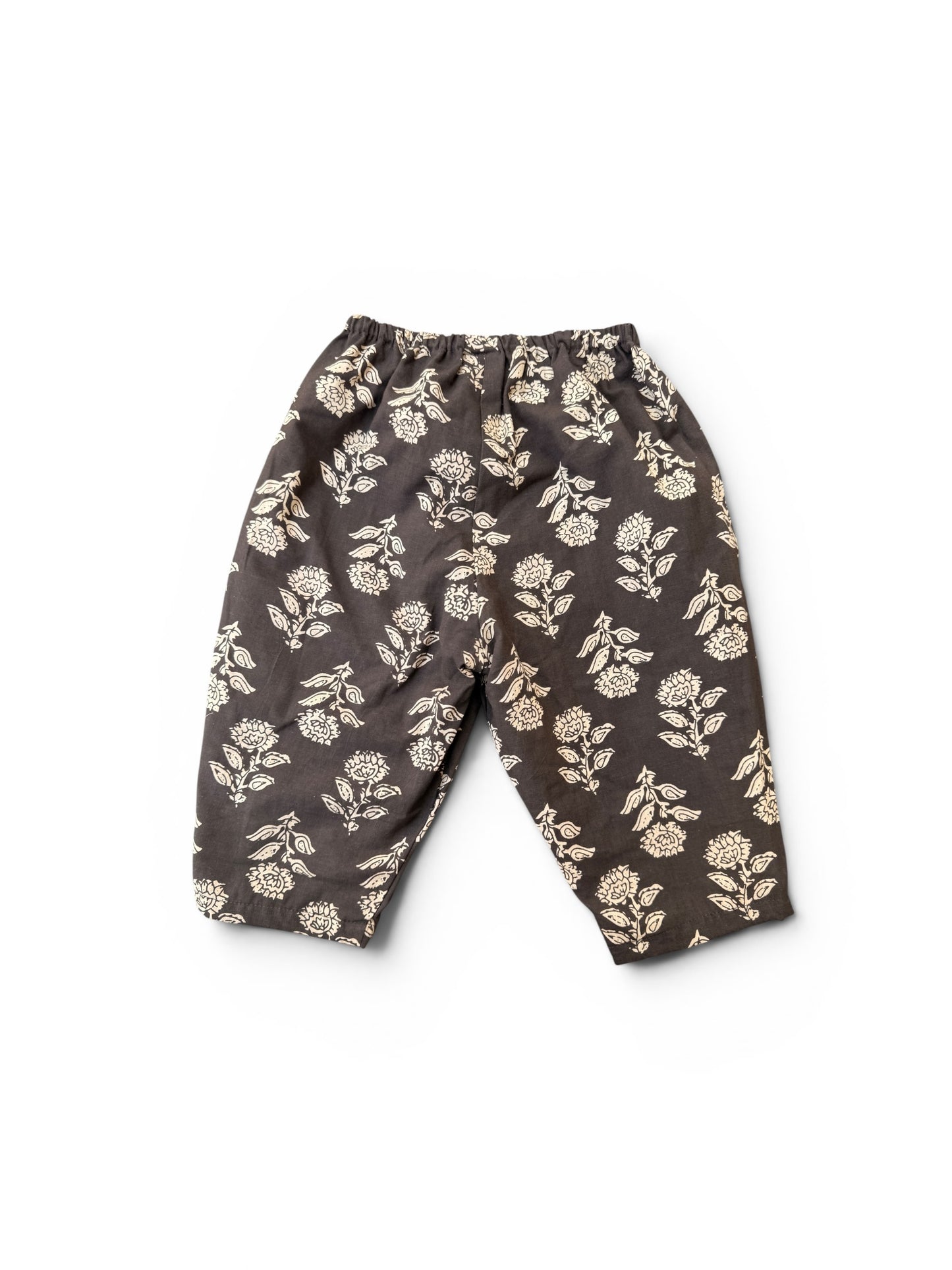 Harem Cropped Pants -Natural Dyed-