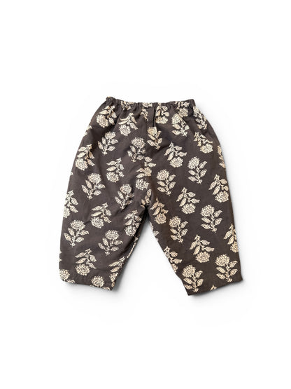 Harem Cropped Pants -Natural Dyed-