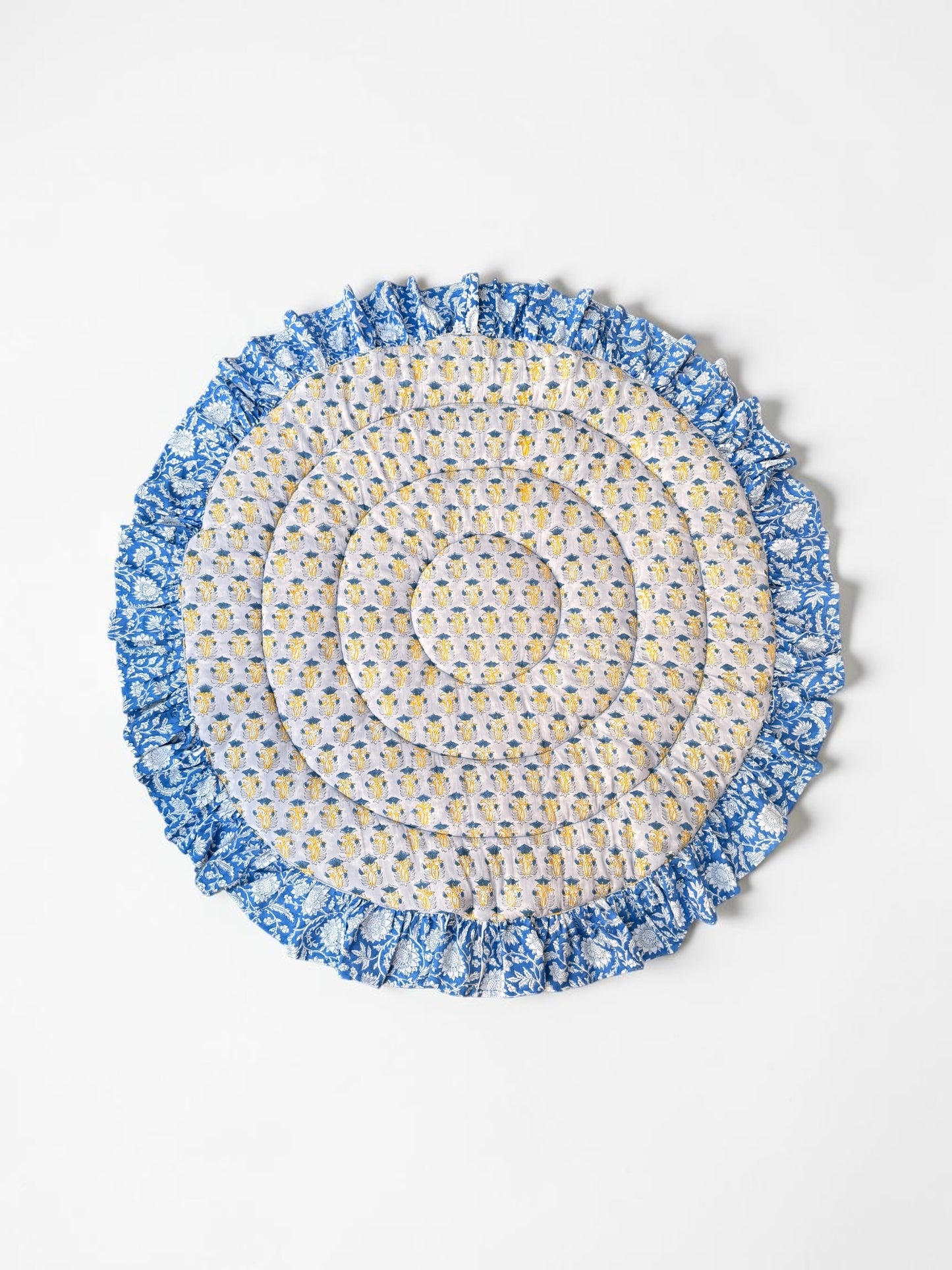 Round Ruffled Baby Play Mat