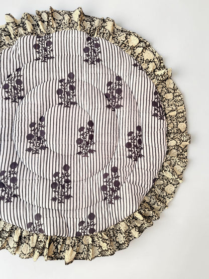 Round Ruffled Baby Play Mat