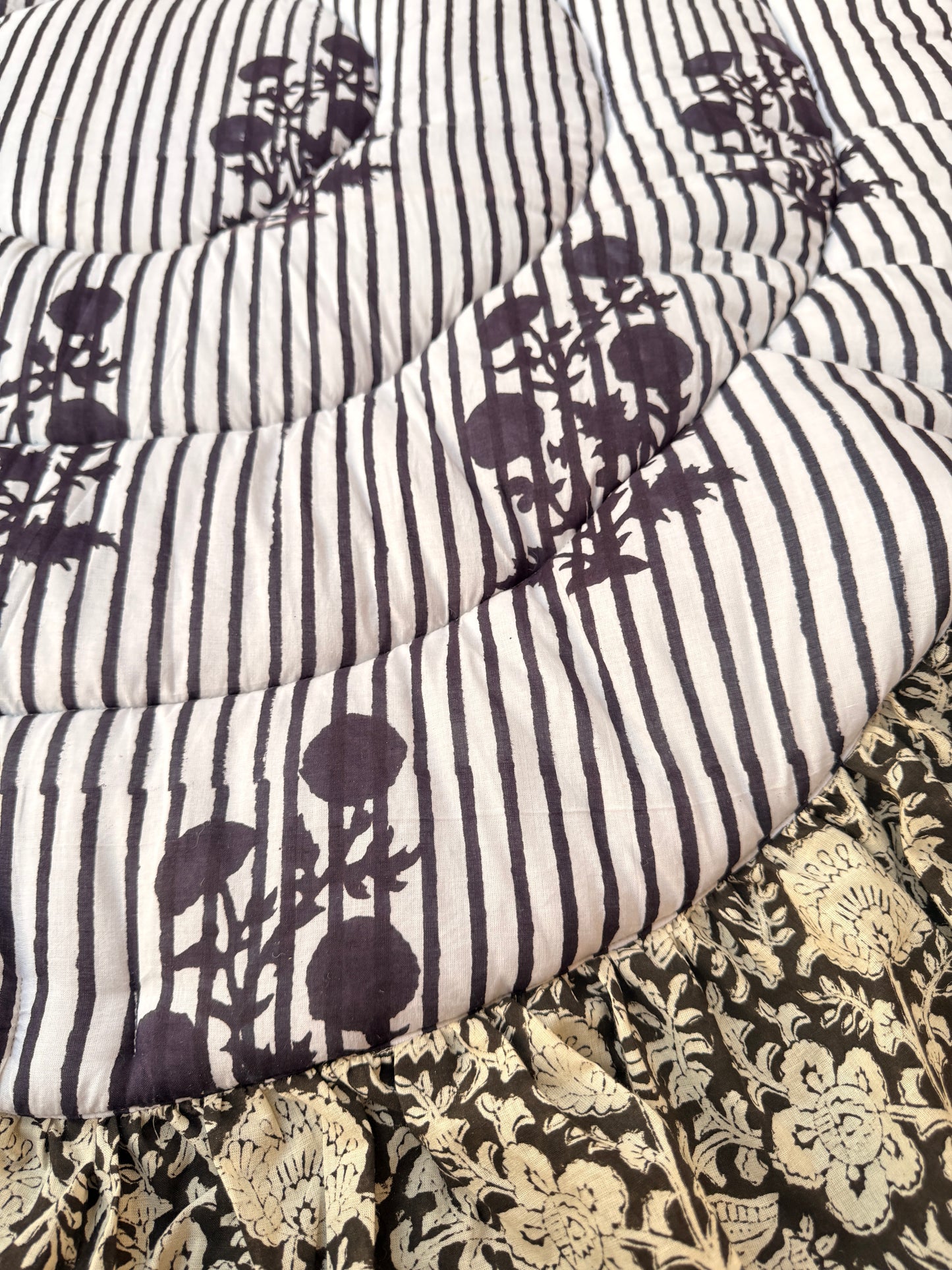 Round Ruffled Baby Play Mat