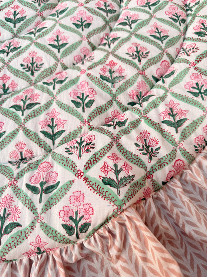 Round Ruffled Baby Play Mat