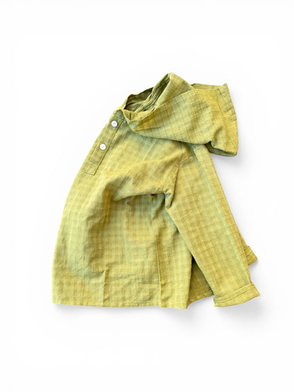 Kids Hooded Shirt, Handloom Cotton Pullover Shirts
