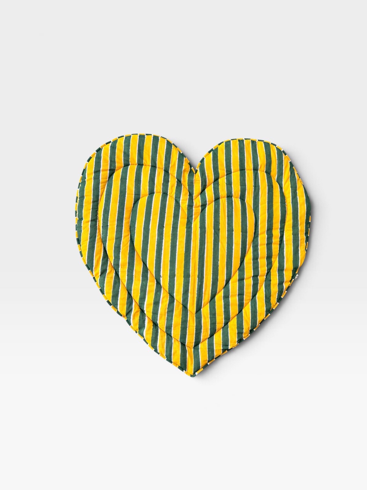 Baby Play Mat -Piping Heart Single Foam Only-