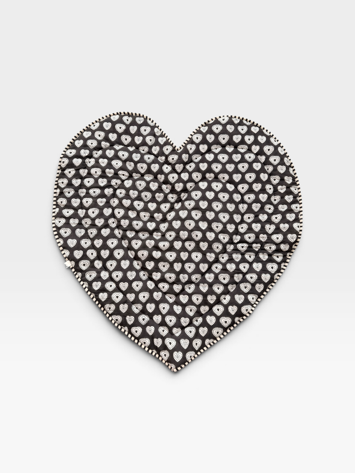 Baby Play Mat -Piping Heart Single Foam Only-