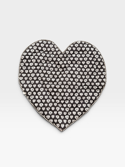 Baby Play Mat -Piping Heart Single Foam Only-