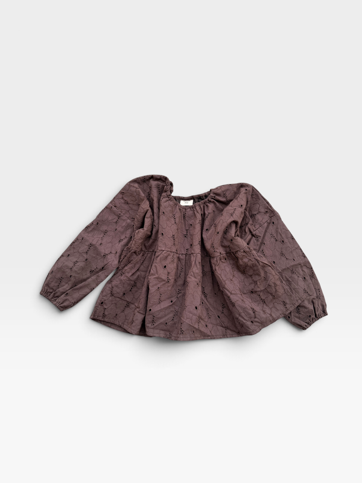 Dobby Cotton Tiered Short Tunic