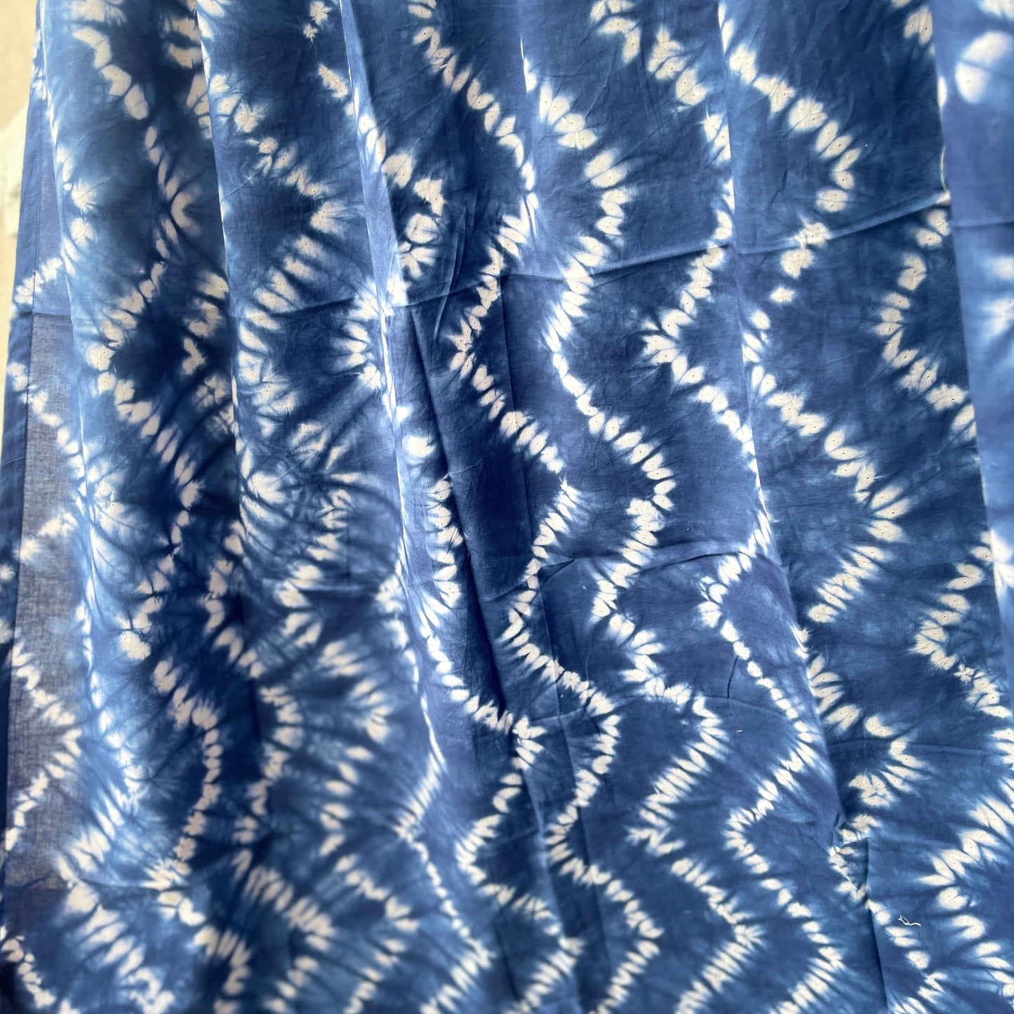 Japanese style Goodwill short - NOREN- Pair of Cotton Curtain SHIBORI