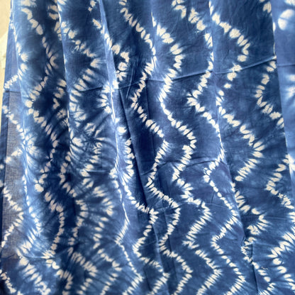 Japanese style Goodwill short - NOREN- Pair of Cotton Curtain SHIBORI
