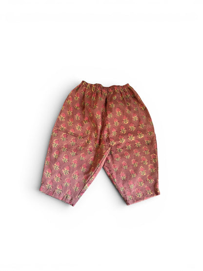 Girls Harem Pants -Color Flowers-