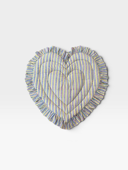 -レギュラーサイズ- Baby  Play Mat Heart Frill / Soft Autumn Colors