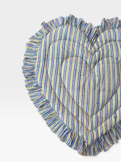 -レギュラーサイズ- Baby  Play Mat Heart Frill / Soft Autumn Colors