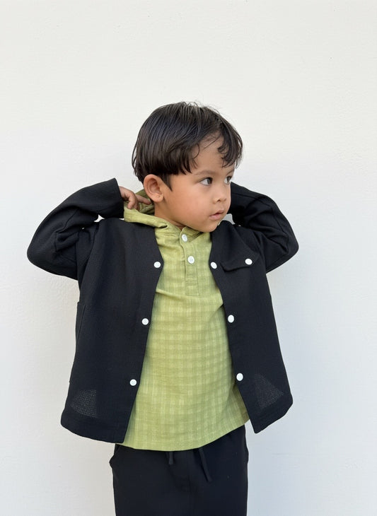 Waffle Cotton Jacket