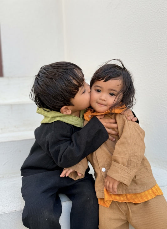 Waffle Cotton Jacket