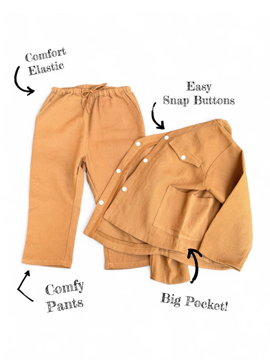 Waffle Cotton Pant