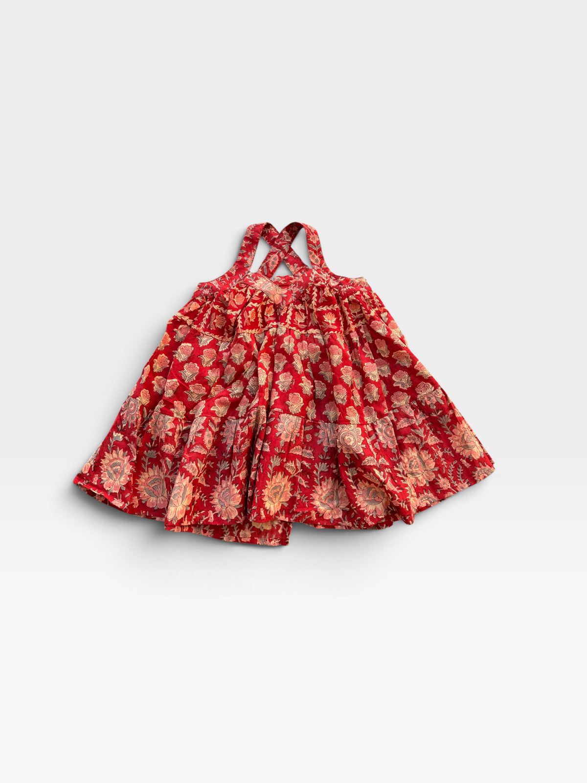 Tiered Pinafore Skirt