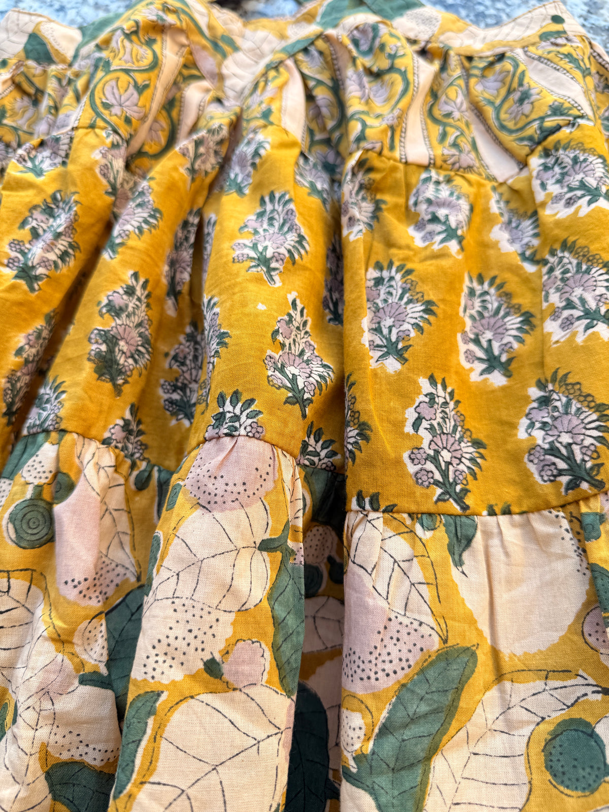 Tiered Pinafore Skirt
