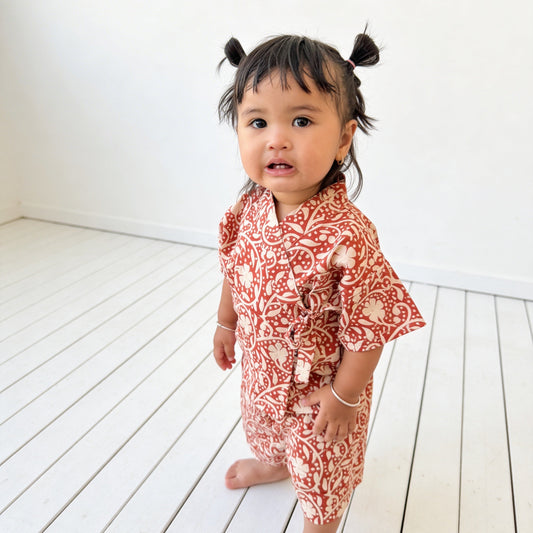 Japanese Shirt and Short Set - JINBEI-